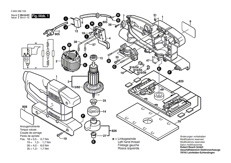 New Genuine Bosch 2604220535 Field