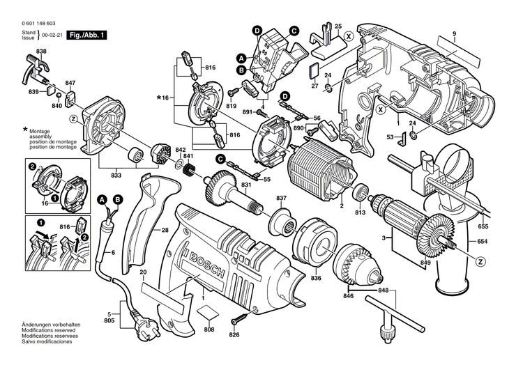 New Genuine Bosch 2604220596 Field