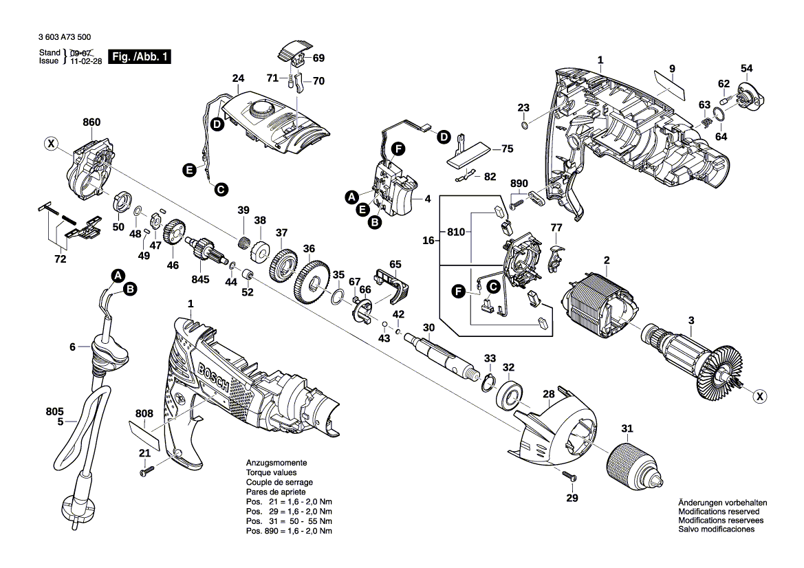 New Genuine Bosch 2604220710 Field
