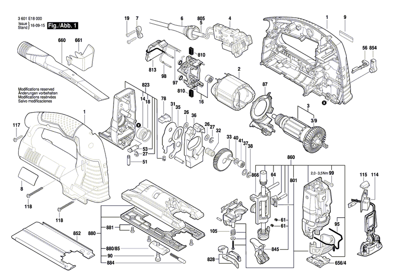 New Genuine Bosch 2604220742 Field