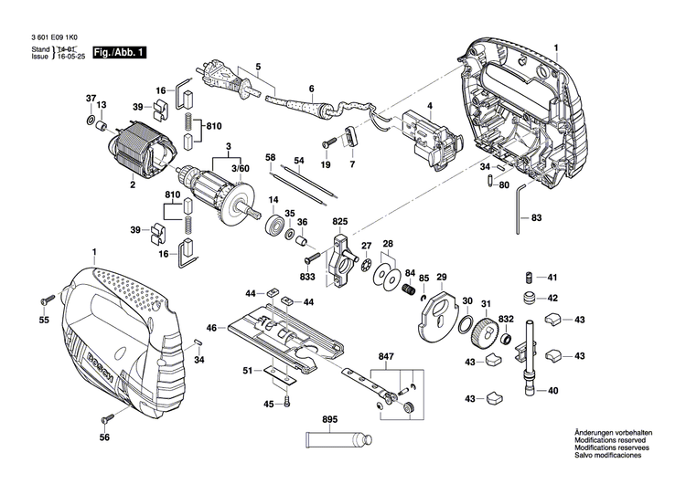 New Genuine Bosch 2604321919 Carbon-Brush Set