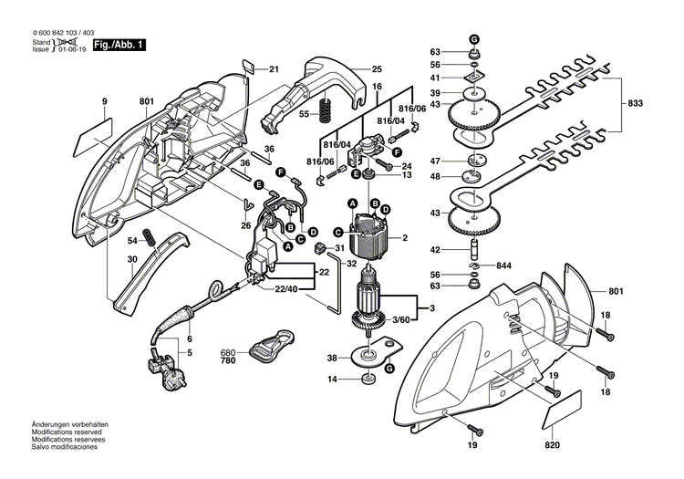 New Genuine Bosch 2604321920 Carbon-Brush Set