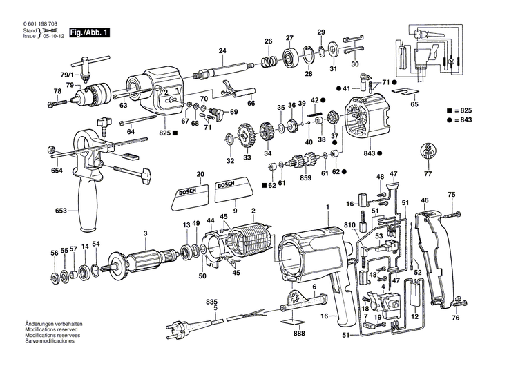 New Genuine Bosch 2604448016 Connecting Cable