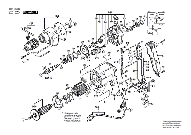 New Genuine Bosch 2604448074 Connecting Cable