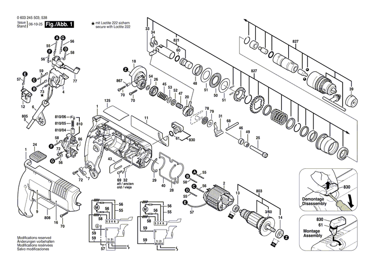 New Genuine Bosch 2604448096 Connecting Cable