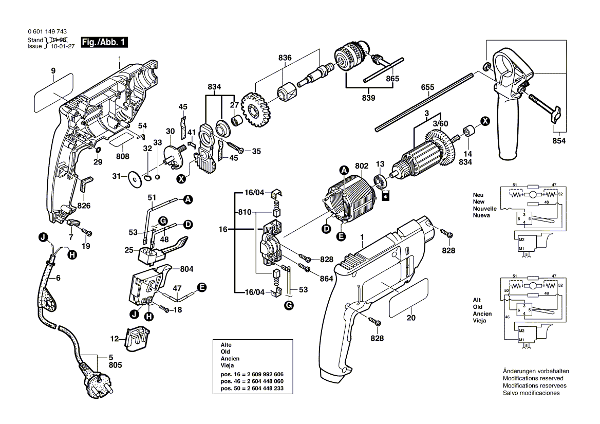 New Genuine Bosch 2604448123 Connecting Cable