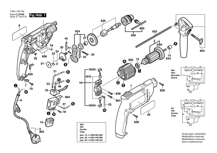 New Genuine Bosch 2604448132 Connecting Cable