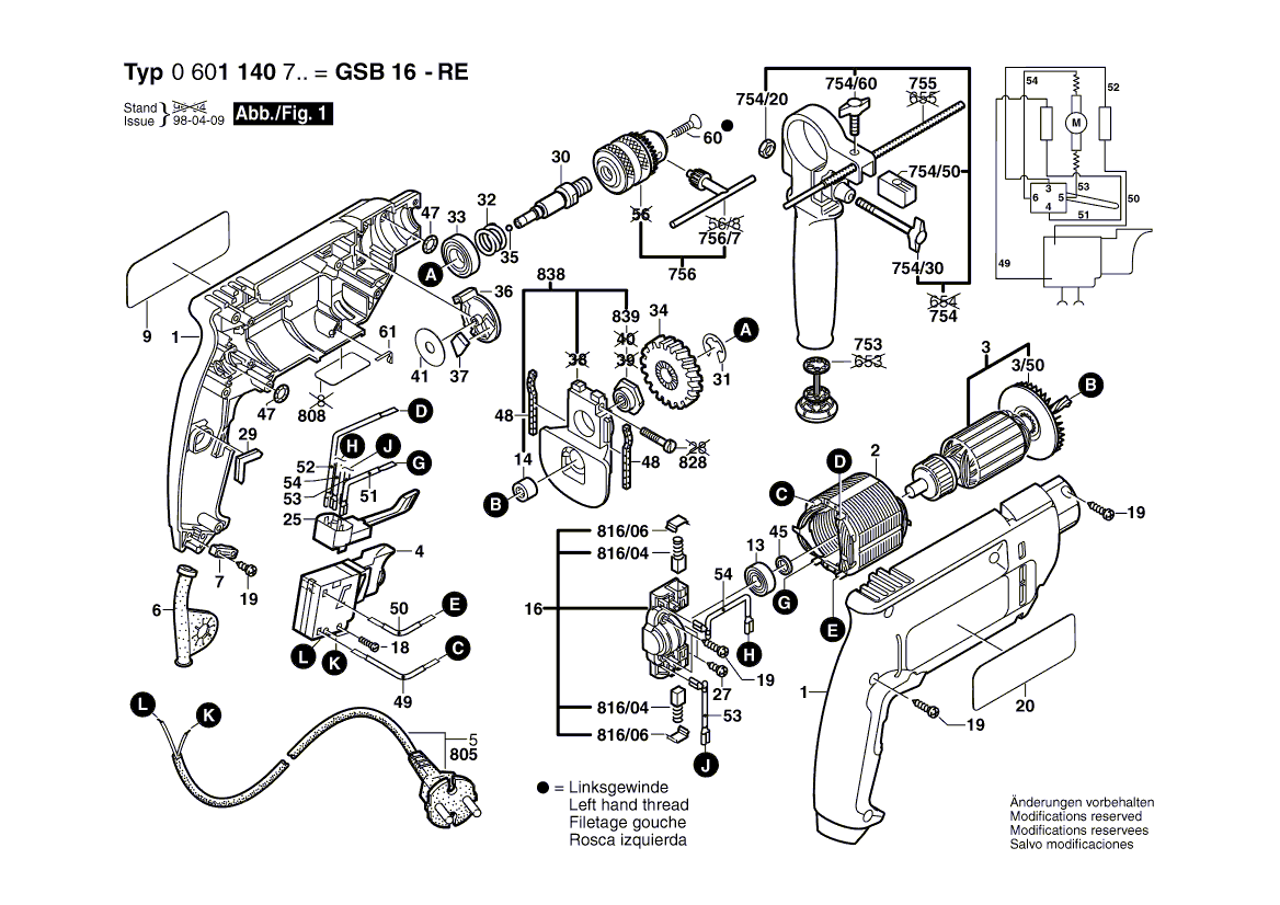 New Genuine Bosch 2604448170 Earth Conductor