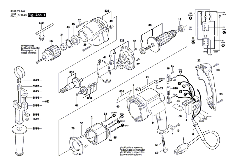 New Genuine Bosch 2604448287 Connecting Cable
