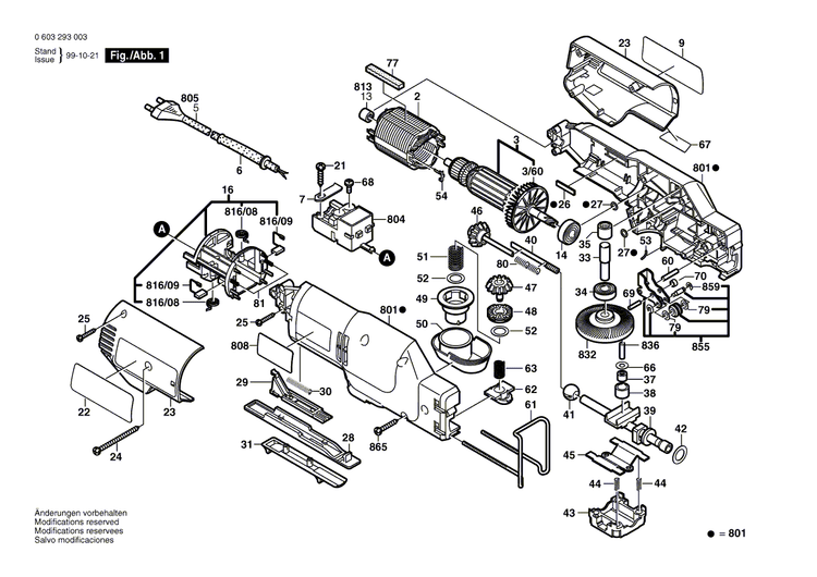 New Genuine Bosch 2604460138 Power supply cord