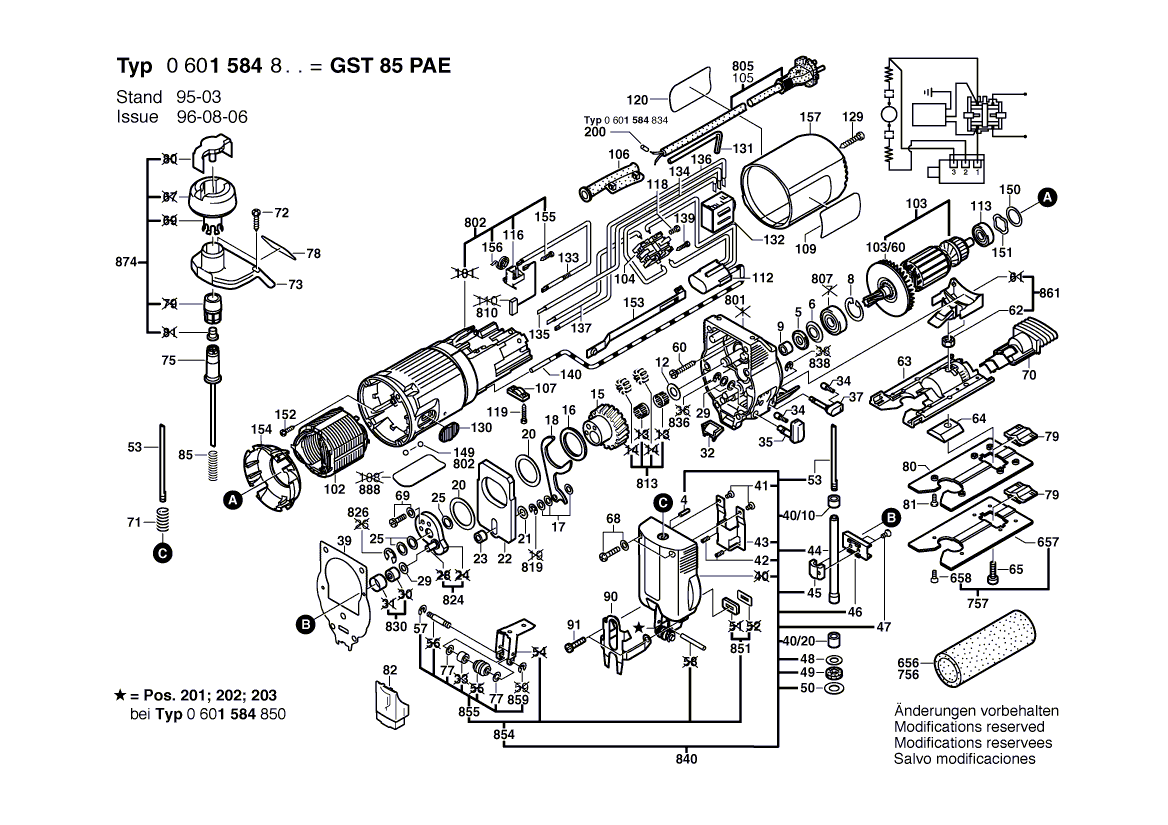 New Genuine Bosch 2604465049 Suppression Filter