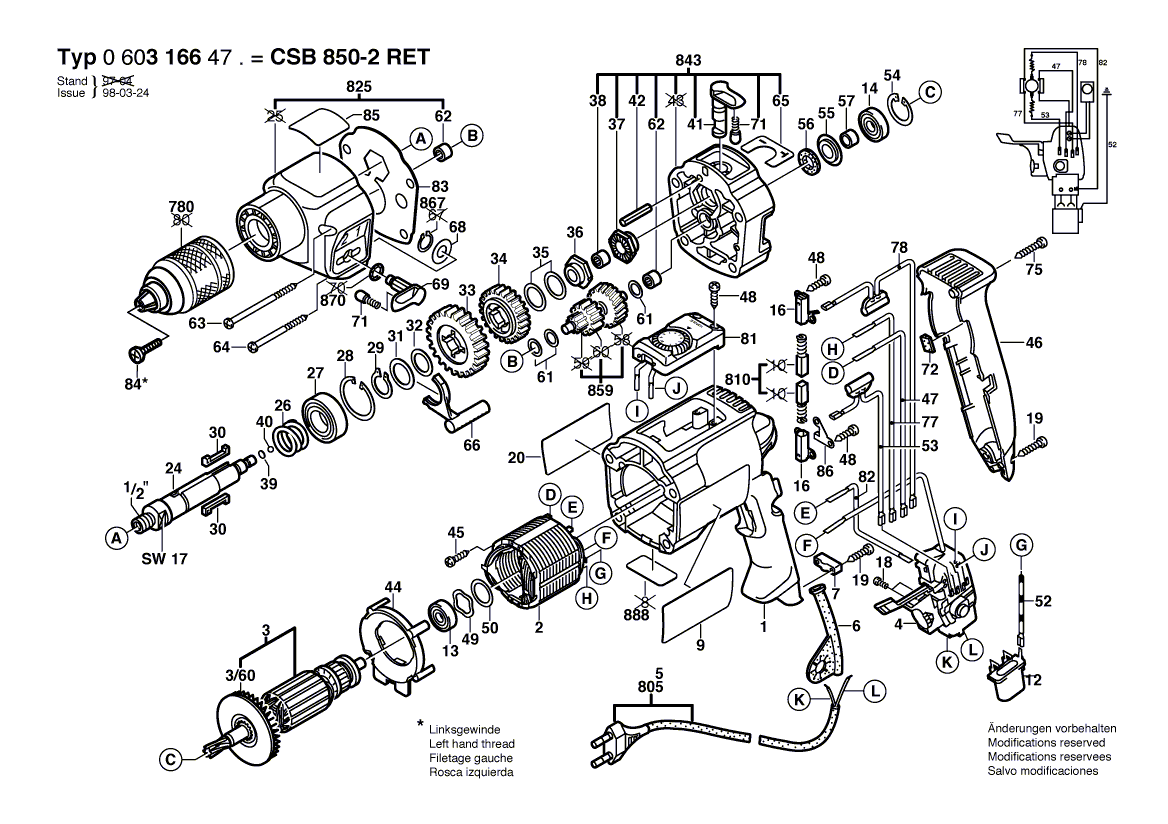 New Genuine Bosch 2604465087 Suppression Filter