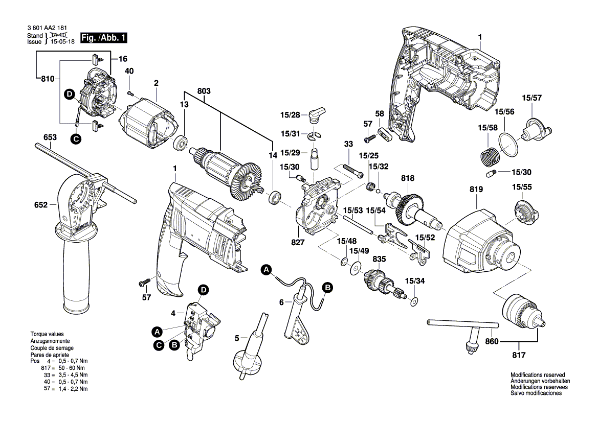 New Genuine Bosch 2604651026 Coiled Spring