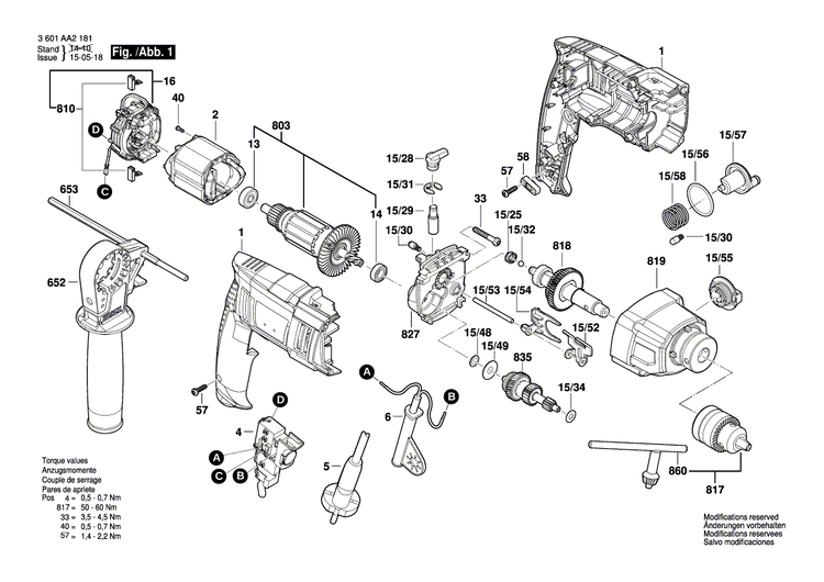 New Genuine Bosch 2604651026 Coiled Spring