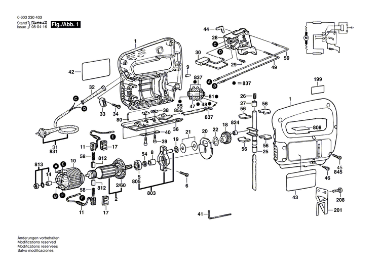 New Genuine Bosch 2605104142 Housing Section