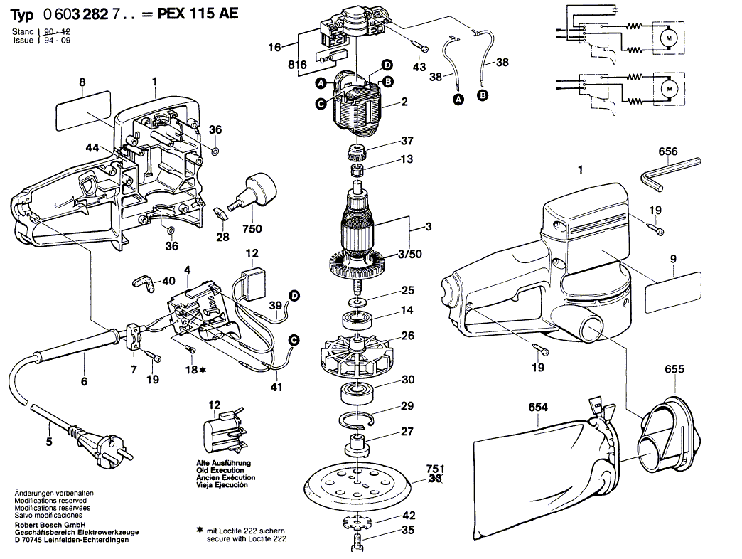 New Genuine Bosch 2605104287 Housing Section