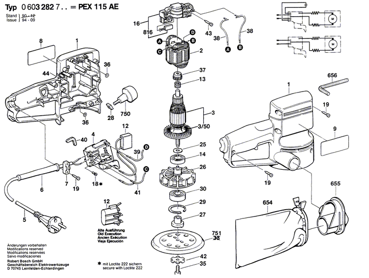 New Genuine Bosch 2605104287 Housing Section