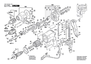 New Genuine Bosch 2605104295 Motor Housing