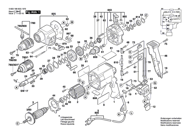 New Genuine Bosch 2605104295 Motor Housing