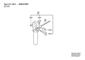 New Genuine Bosch 2605104314 Motor Housing