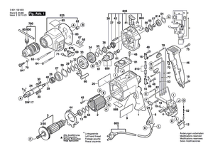 New Genuine Bosch 2605104314 Motor Housing