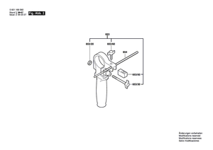 New Genuine Bosch 2605104332 Motor Housing