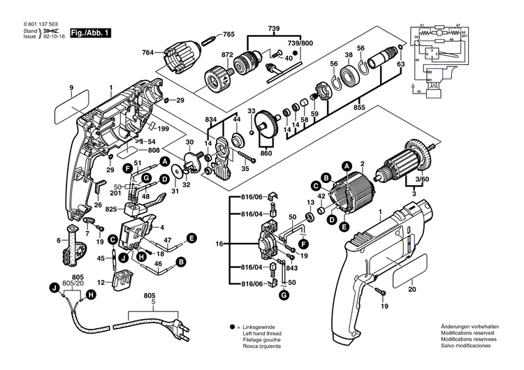 New Genuine Bosch 2605104378 Housing Section