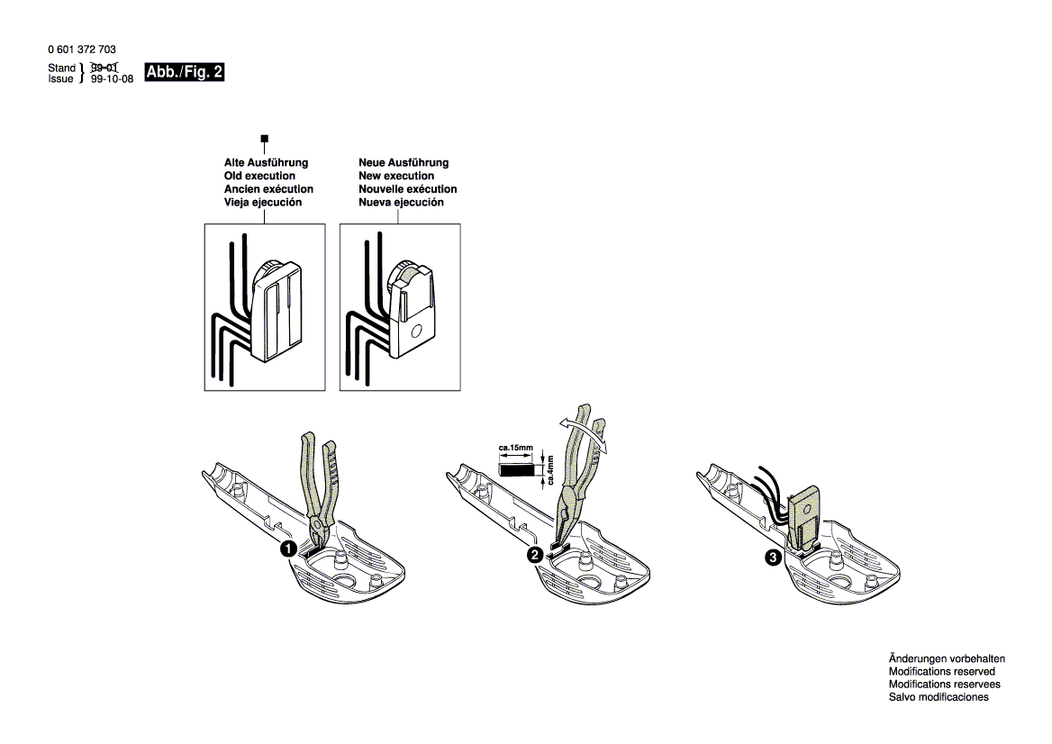 New Genuine Bosch 2605104410 Housing Section