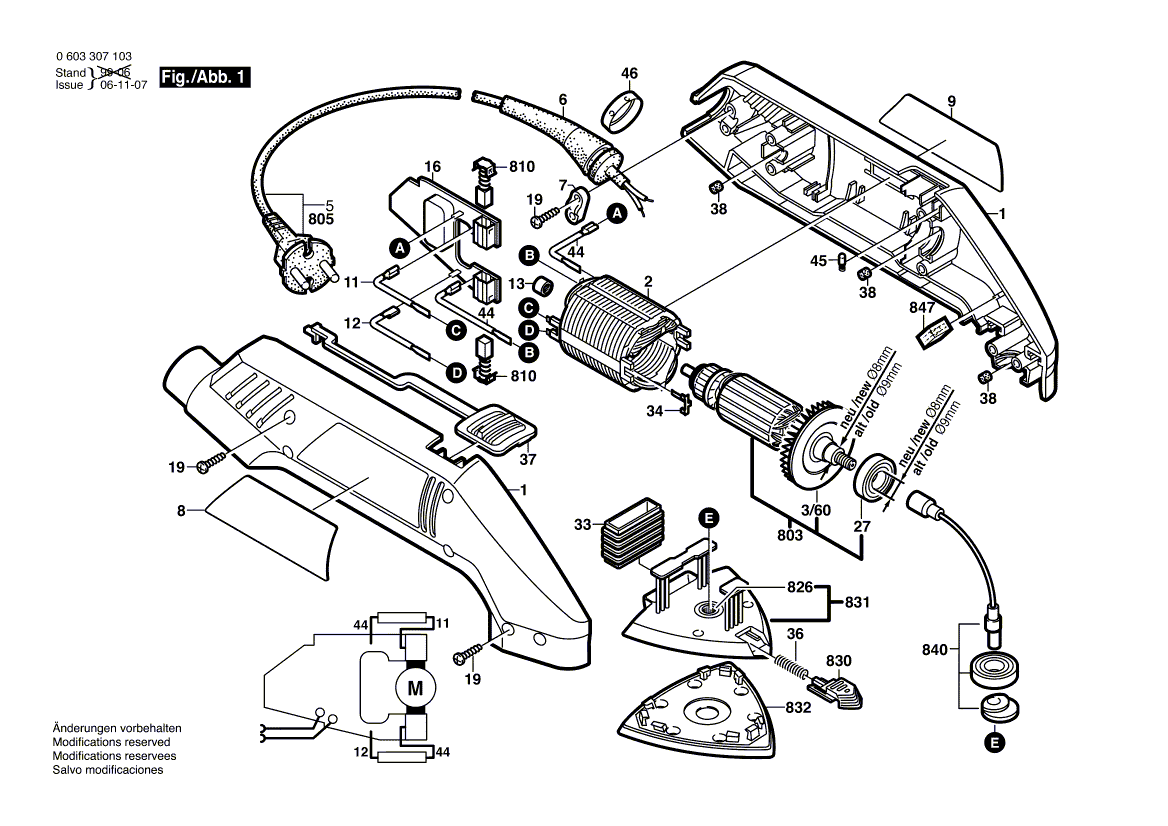 New Genuine Bosch 2605104416 Housing Section