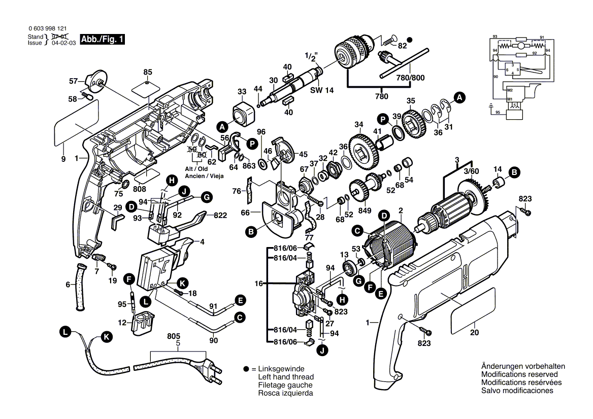 New Genuine Bosch 2605104506 Housing Section