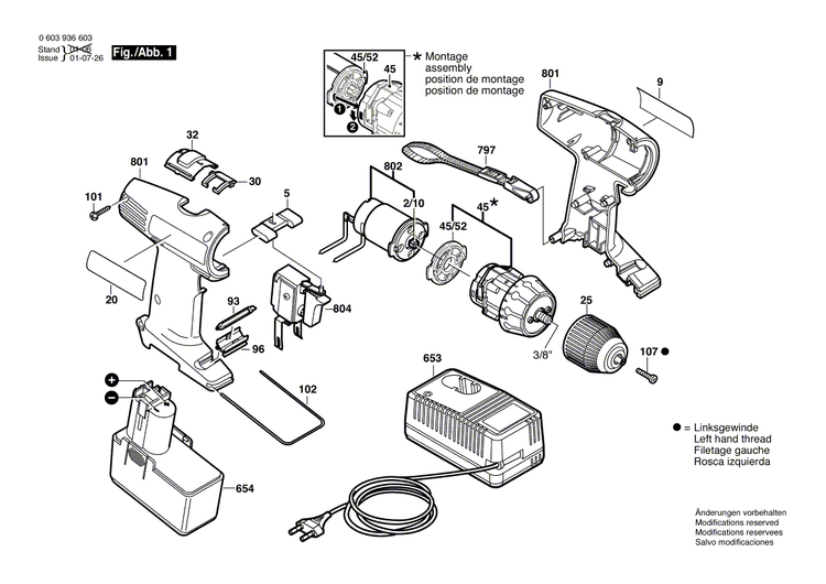 New Genuine Bosch 2605104510 Housing Section