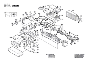 New Genuine Bosch 2605104549 Motor Housing