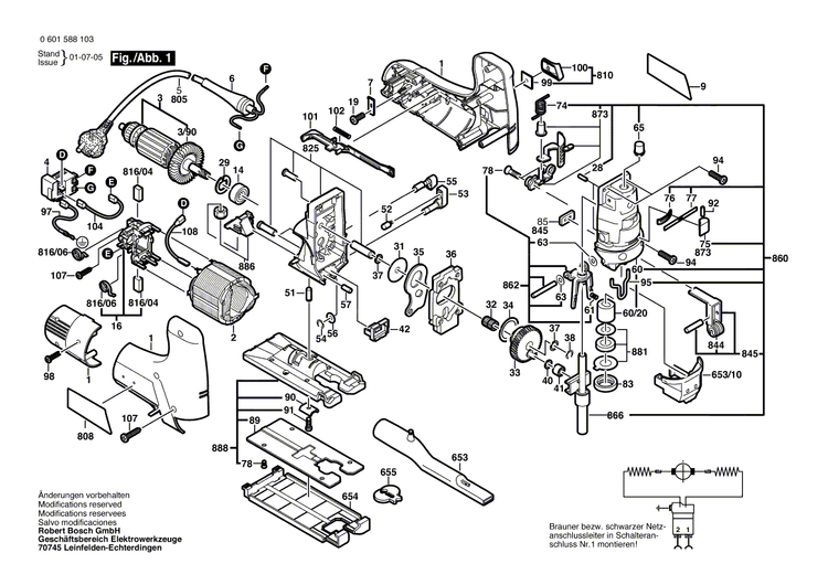 New Genuine Bosch 2605104580 Housing Section