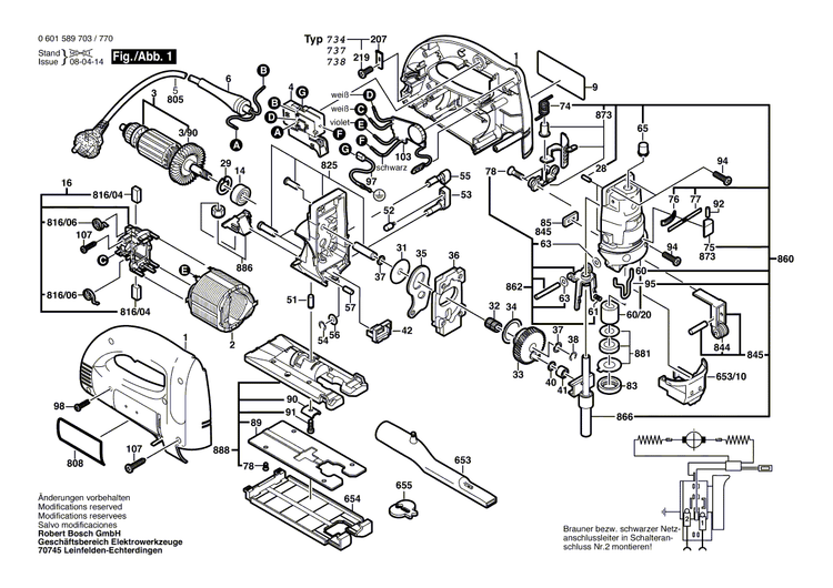 New Genuine Bosch 2605104582 Housing Section