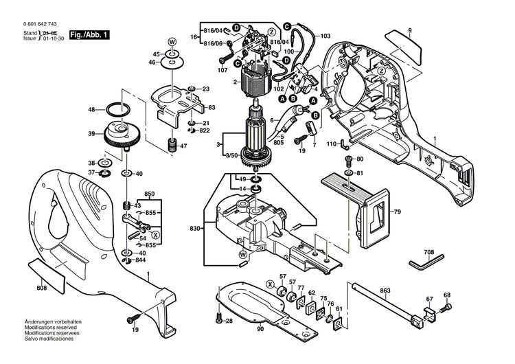 New Genuine Bosch 2605104623 Housing Section