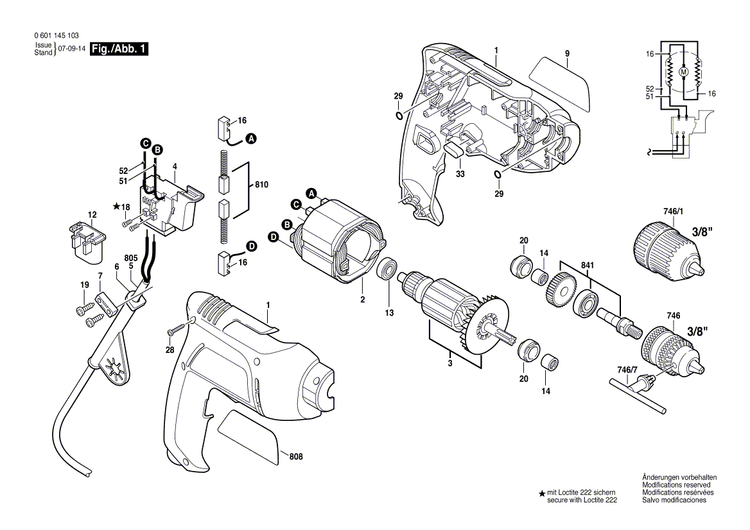 New Genuine Bosch 2605104638 Housing Section