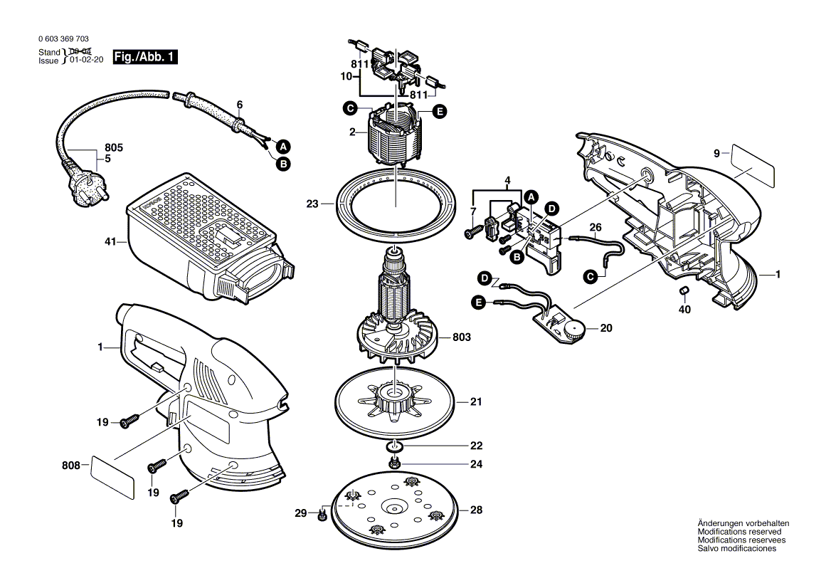 New Genuine Bosch 2605104673 Housing Section