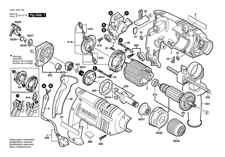 New Genuine Bosch 2605104711 Housing Section