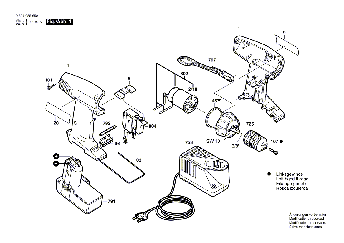New Genuine Bosch 2605104725 Housing Section