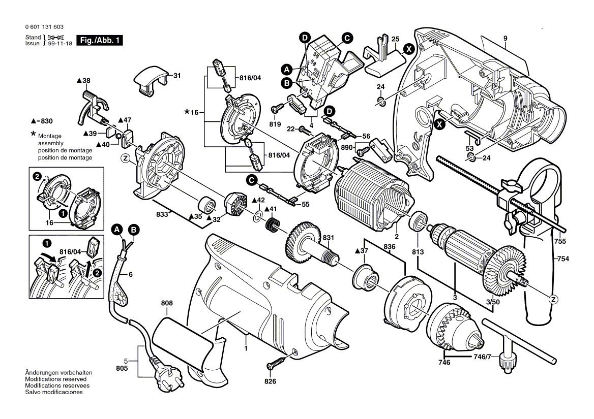 New Genuine Bosch 2605104733 Housing Section