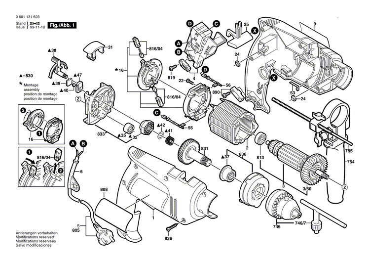 New Genuine Bosch 2605104733 Housing Section