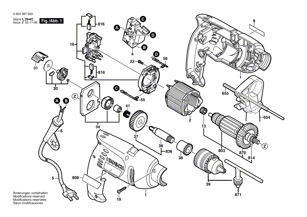 New Genuine Bosch 2605104779 Housing Section