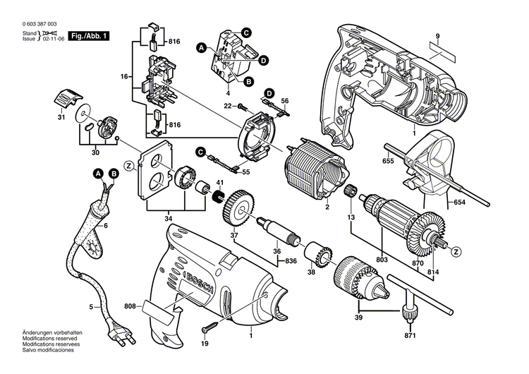 New Genuine Bosch 2605104779 Housing Section