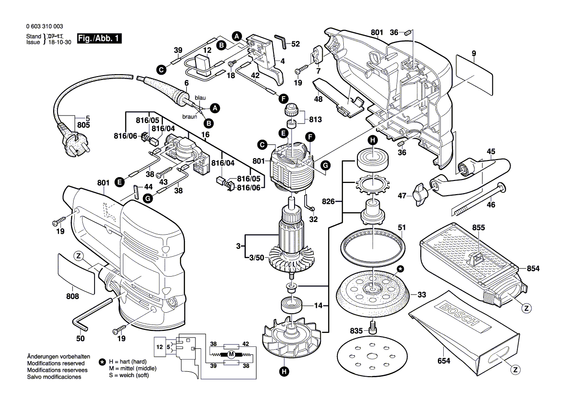 New Genuine Bosch 2605104796 Housing Section