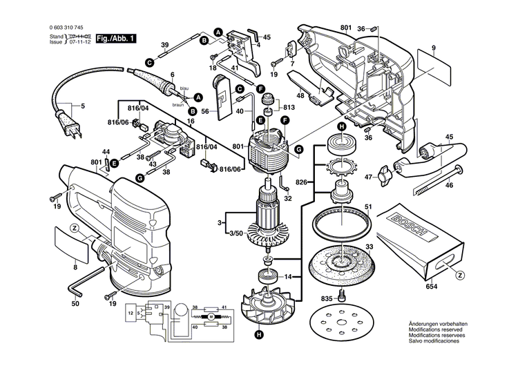 New Genuine Bosch 2605104800 Housing Section
