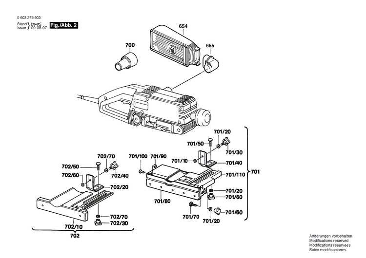 New Genuine Bosch 2605104804 Motor Housing