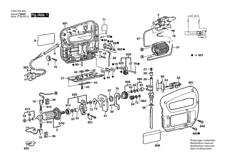 New Genuine Bosch 2605104828 Housing Section