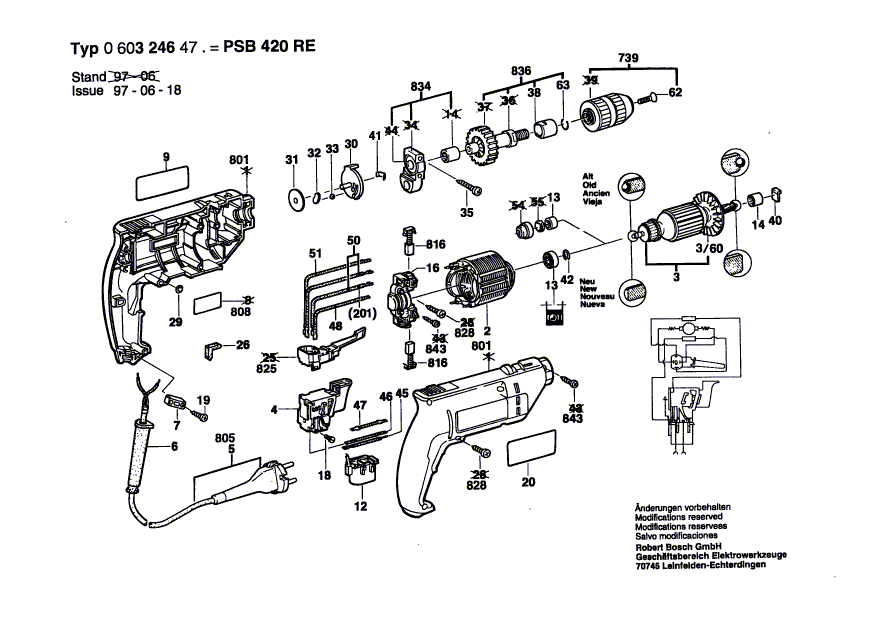 New Genuine Bosch 2605104837 Housing Section