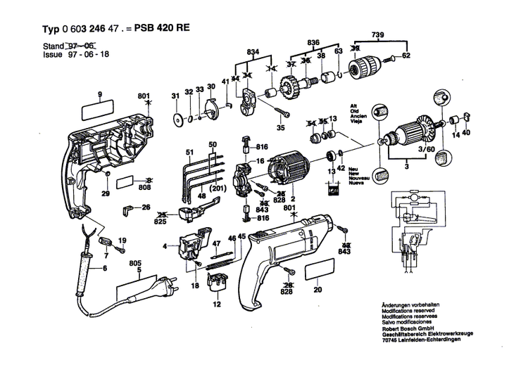 New Genuine Bosch 2605104837 Housing Section