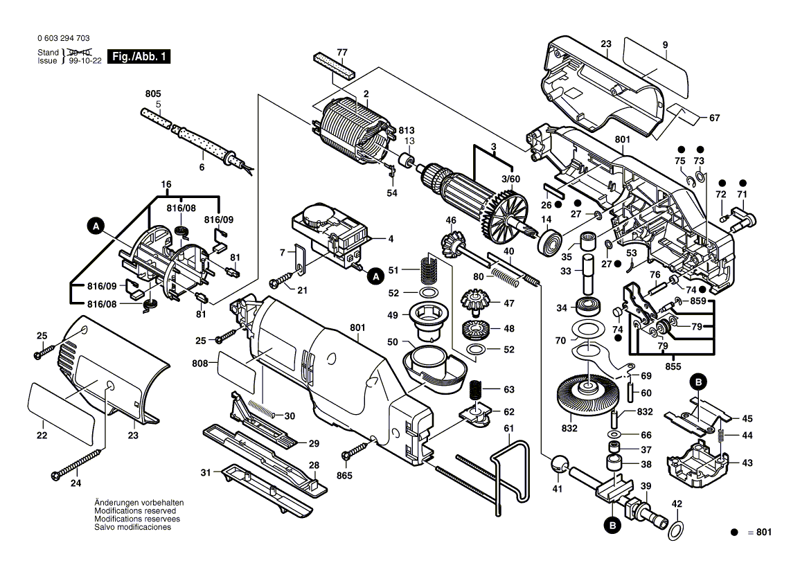 New Genuine Bosch 2605104857 Housing Section